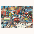 London Piccadilly - Hand-Drawn Coloured Pencil Art Print